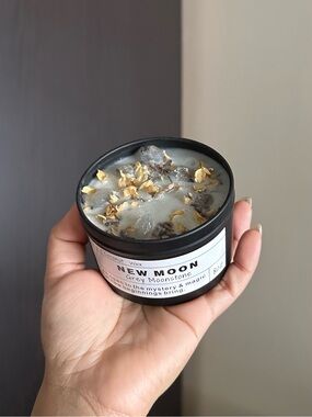 New Moon Handmade Energy Soy Candle